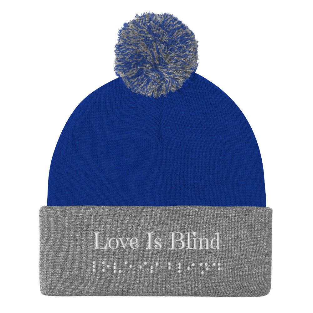 'Love is Blind' Braille Beanie