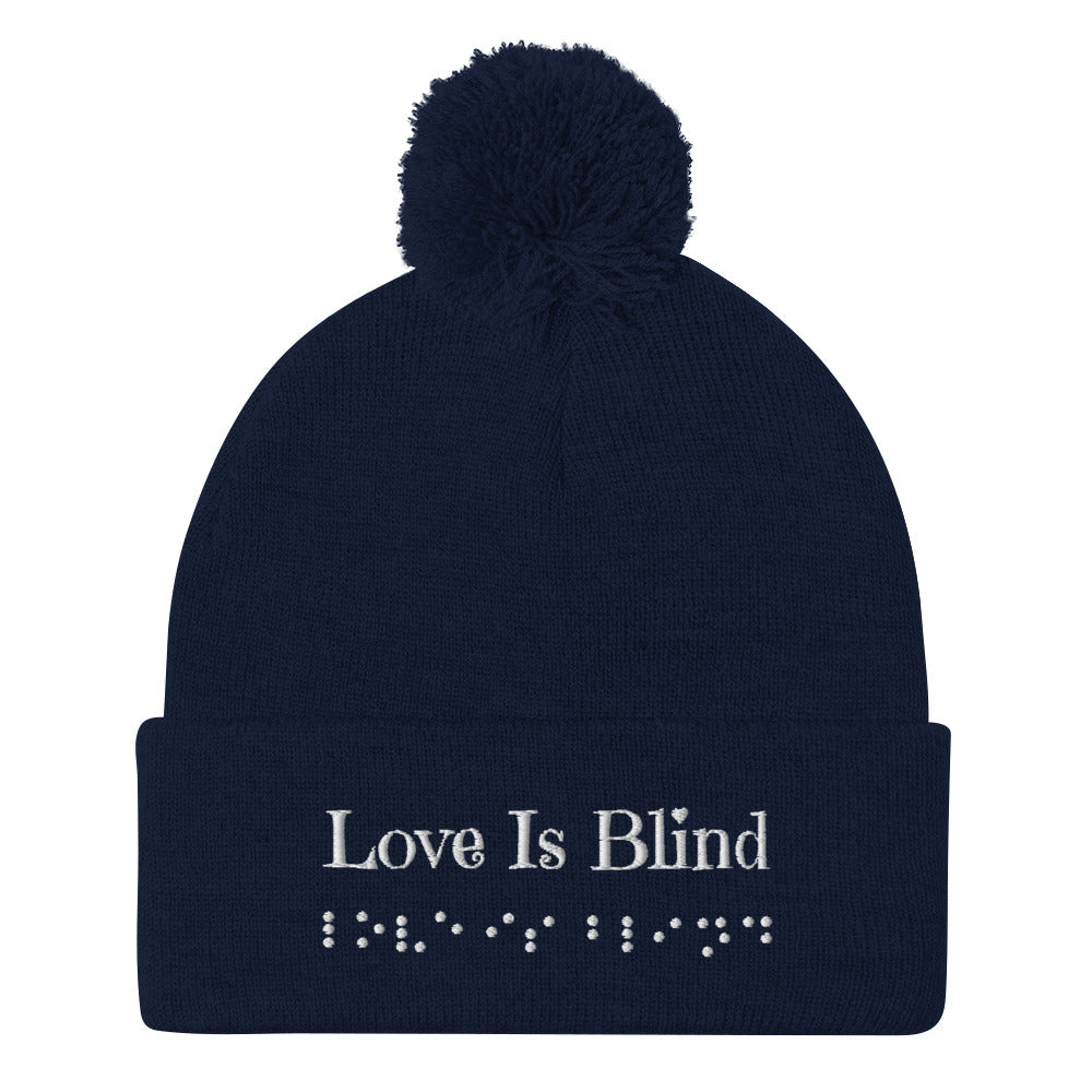 'Love is Blind' Braille Beanie